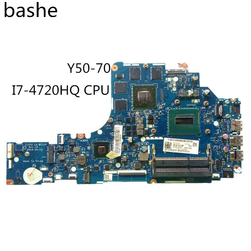 Для Lenovo y50 70 ноутбук материнская плата la b111p I7 4720HQ процессор 100% тест Бесплатная