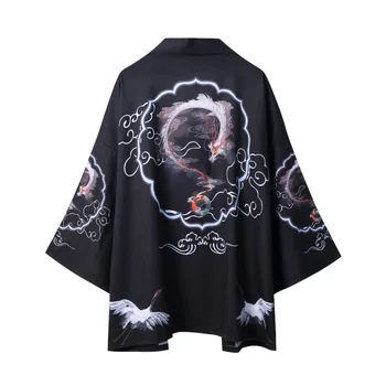 Print Dragon Male Traditional Clothing Asian Yukata Samurai Haori 2019 New Japanese Style Ukiyo-e Cardigan Harajuku Kimono Gown
Print Dragon Male Traditional Clothing Asian Yukata Samurai Haori 2019 New Japanese Style Ukiyo-e Cardigan Harajuku Kimono Gown