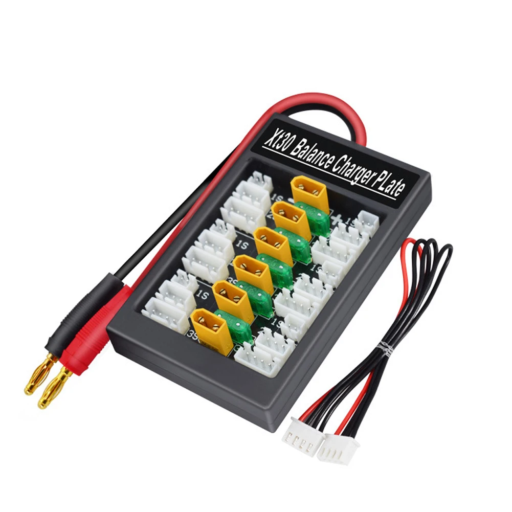 XT30 1S-3S Model Airplane Connector Toy With Cable Balance Parallel Charging Board Battery Charger Durable Plug For Imax B6
XT30 1S-3S Model Airplane Connector Toy With Cable Balance Parallel Charging Board Battery Charger Durable Plug For Imax B6