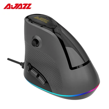 Ajazz AJ307 Vertical Mouse 4800DPI Adjustable USB Wired 7 keys Esport Gaming Mouse RGB Backlit Ergonomic and Side Rocker Design
Ajazz AJ307 Vertical Mouse 4800DPI Adjustable USB Wired 7 keys Esport Gaming Mouse RGB Backlit Ergonomic and Side Rocker Design