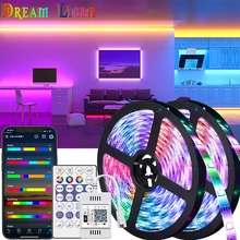 LED Strip 5m-30m Bluetooth WiFi App Compatible Smart Home Program Control Suitables For Christmas Room Decoration RGBIC WS2811b
LED Strip 5m-30m Bluetooth WiFi App Compatible Smart Home Program Control Suitables For Christmas Room Decoration RGBIC WS2811b