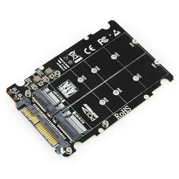 M.2 SSD to U.2 Adapter 2in1 M.2 NVMe and SATA-Bus NGFF SSD to PCI-e U.2 SFF-8639
M.2 SSD to U.2 Adapter 2in1 M.2 NVMe and SATA-Bus NGFF SSD to PCI-e U.2 SFF-8639