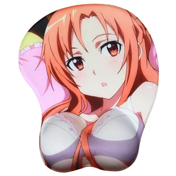 FFFAS 3D Breast Sexy Sword Art Online Yuuki Asuna Mouse Pad Silicone Wrist Rest Girl Soft Mousepad for Computer Laptop Tablet
FFFAS 3D Breast Sexy Sword Art Online Yuuki Asuna Mouse Pad Silicone Wrist Rest Girl Soft Mousepad for Computer Laptop Tablet