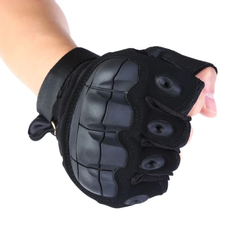 Anti-Skid Knuckle Tactics Half Finger Gloves Outdoor Military Shell Paintball Shooting Airsoft Combat Rubber Tactical Gloves
Anti-Skid Knuckle Tactics Half Finger Gloves Outdoor Military Shell Paintball Shooting Airsoft Combat Rubber Tactical Gloves
