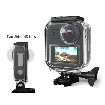 For GoPro Max Waterproof Housings Protective Cover Shell For Go Pro 360 Panoramic Camera Dive Case Accessories.
For GoPro Max Waterproof Housings Protective Cover Shell For Go Pro 360 Panoramic Camera Dive Case Accessories.