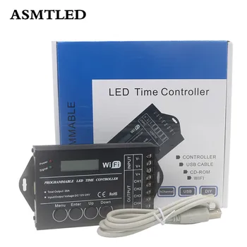 TC420 TC421 wifi time programmable controller 5 CH output DC12V/24V 20A rgb led strip controller used in aquariums fish tank
TC420 TC421 wifi time programmable controller 5 CH output DC12V/24V 20A rgb led strip controller used in aquariums fish tank