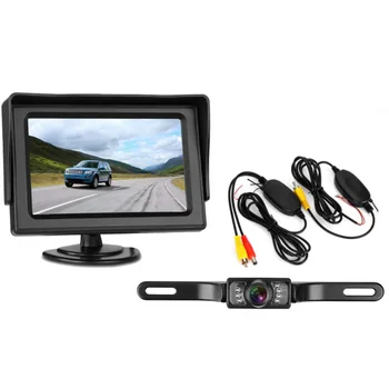 Universal Rearview Backup Camera Monitor Reverse Display With 4.3inch TFT LCD Screen Auto Accessories
Universal Rearview Backup Camera Monitor Reverse Display With 4.3inch TFT LCD Screen Auto Accessories