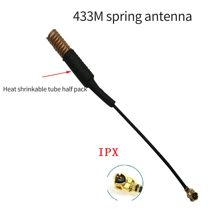 433MHz spring Antenna 3dBi Wireless Module Digital transmit Antenna IPEX Interface For Radio Telemetry Module
433MHz spring Antenna 3dBi Wireless Module Digital transmit Antenna IPEX Interface For Radio Telemetry Module