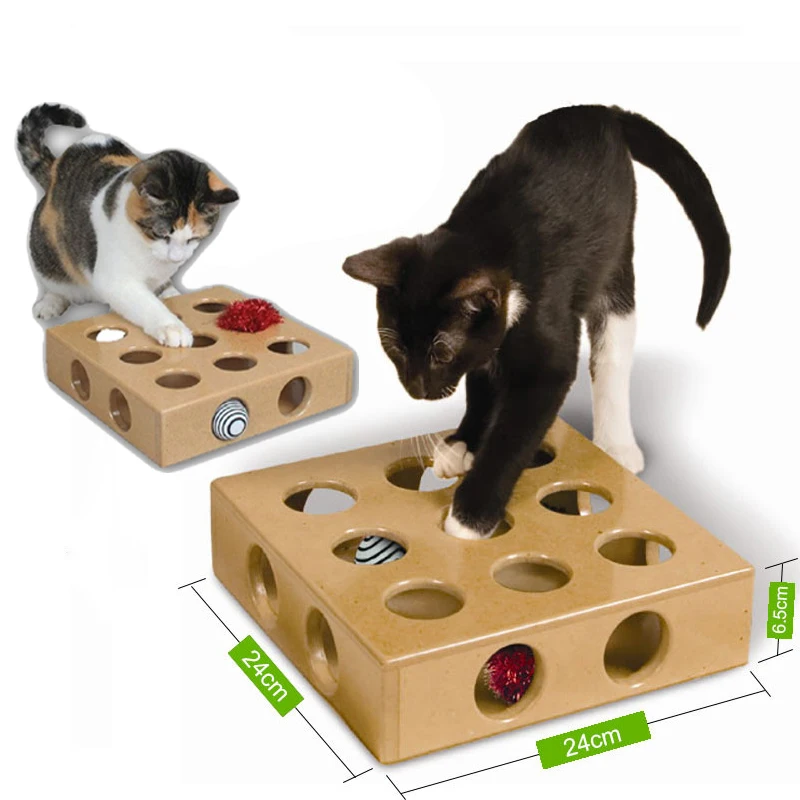 Pet Supplies Interactive Puzzle Play Toy Box Cats Hide Seek Box Scratching Toy Funny Platform Kitty Puzzle Toys With Ball
Pet Supplies Interactive Puzzle Play Toy Box Cats Hide Seek Box Scratching Toy Funny Platform Kitty Puzzle Toys With Ball