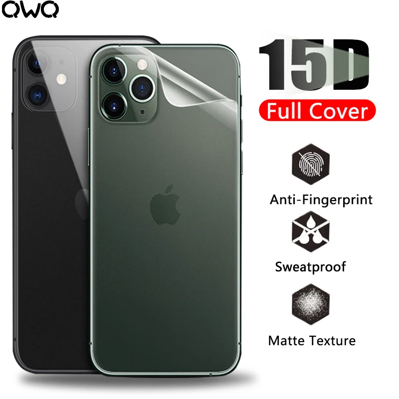 15D Back Frosted Hydrogel Film For iPhone 11 Pro MAX Full Screen Protector For iPhone X 6 6s 7 8 Plus XR XS Film Not Glass
15D Back Frosted Hydrogel Film For iPhone 11 Pro MAX Full Screen Protector For iPhone X 6 6s 7 8 Plus XR XS Film Not Glass