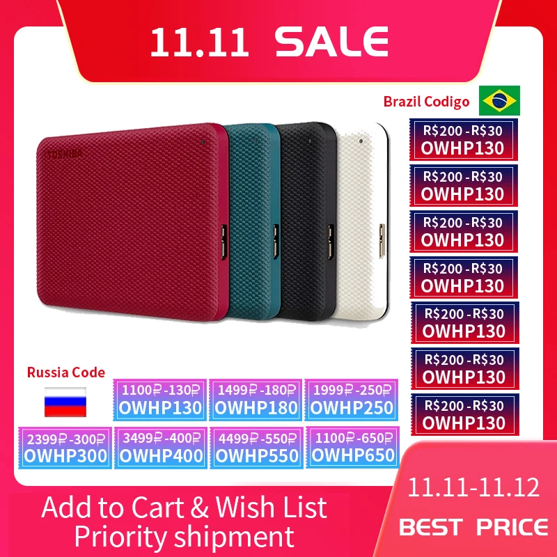 Жесткий Диск Toshiba V10 1 ТБ 2 4 USB 3 0 5 дюйма портативный внешний жесткий диск Canvio Advanced