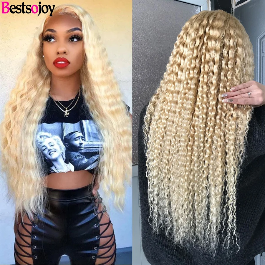 Bestsojoy 613 Blonde Curly Human Hair Wigs 360 Lace Frontal Wig Mongolian Remy 13x6 Lace Front Wigs For Black Women Middle Ratio
Bestsojoy 613 Blonde Curly Human Hair Wigs 360 Lace Frontal Wig Mongolian Remy 13x6 Lace Front Wigs For Black Women Middle Ratio