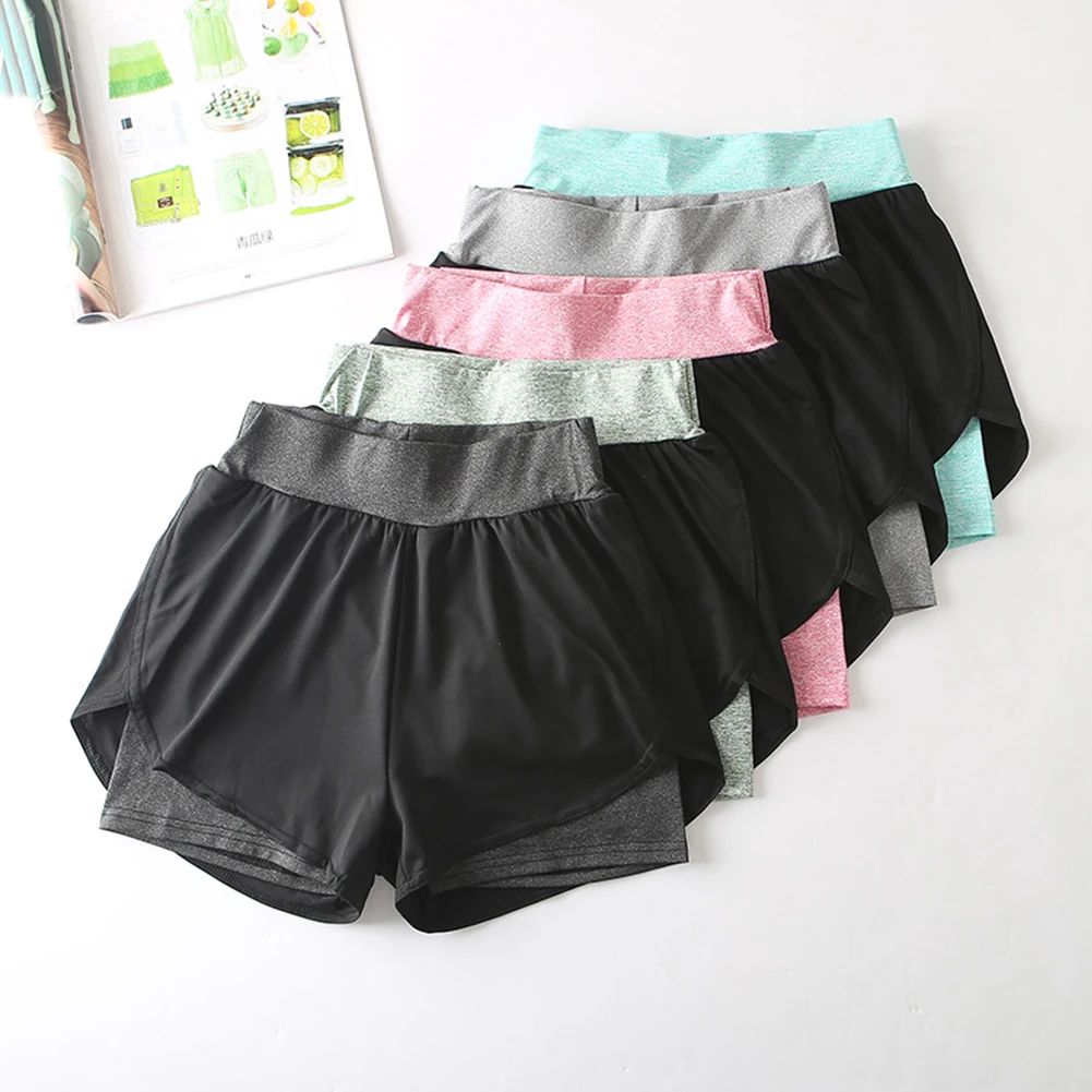 Lady Yoga Workout Shorts Summer Gym Sport Fitness Quick Drying Shorts Double-layered Fake Two Pieces Running Training Sportswear
Lady Yoga Workout Shorts Summer Gym Sport Fitness Quick Drying Shorts Double-layered Fake Two Pieces Running Training Sportswear