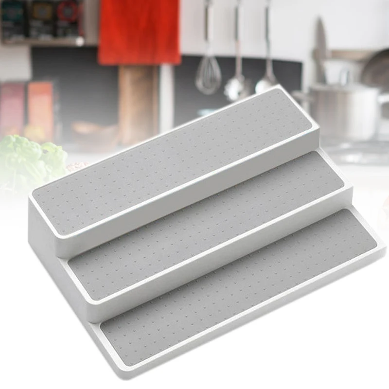 3 Levels Spice Rack Anti-slip Easy to Install and Clean Storage Shelf for Kitchen P666
3 Levels Spice Rack Anti-slip Easy to Install and Clean Storage Shelf for Kitchen P666