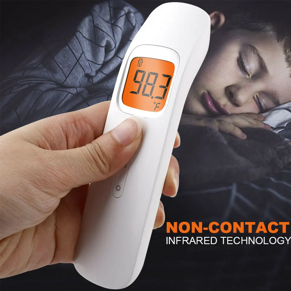 Baby Thermometer Infrared Digital LCD Body Measurement Forehead Ear Non-Contact Adult Body Fever IR Children Termometro hot
Baby Thermometer Infrared Digital LCD Body Measurement Forehead Ear Non-Contact Adult Body Fever IR Children Termometro hot