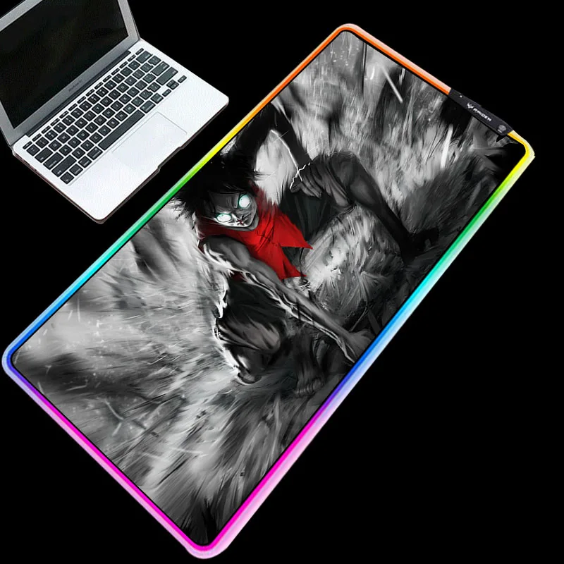 Mairuige RGB mouse pad multi size dark boy pattern desk pad LED light usb interface keyboard pad
Mairuige RGB mouse pad multi size dark boy pattern desk pad LED light usb interface keyboard pad