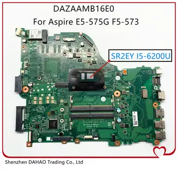 Laptop motherboard For Acer Aspire E15 E5-575G F3-575 E5-575,DAZAAMB16E0 NBGE6110027 With SR2EY I5-6200U DDR4 100% TESTED OK
Laptop motherboard For Acer Aspire E15 E5-575G F3-575 E5-575,DAZAAMB16E0 NBGE6110027 With SR2EY I5-6200U DDR4 100% TESTED OK