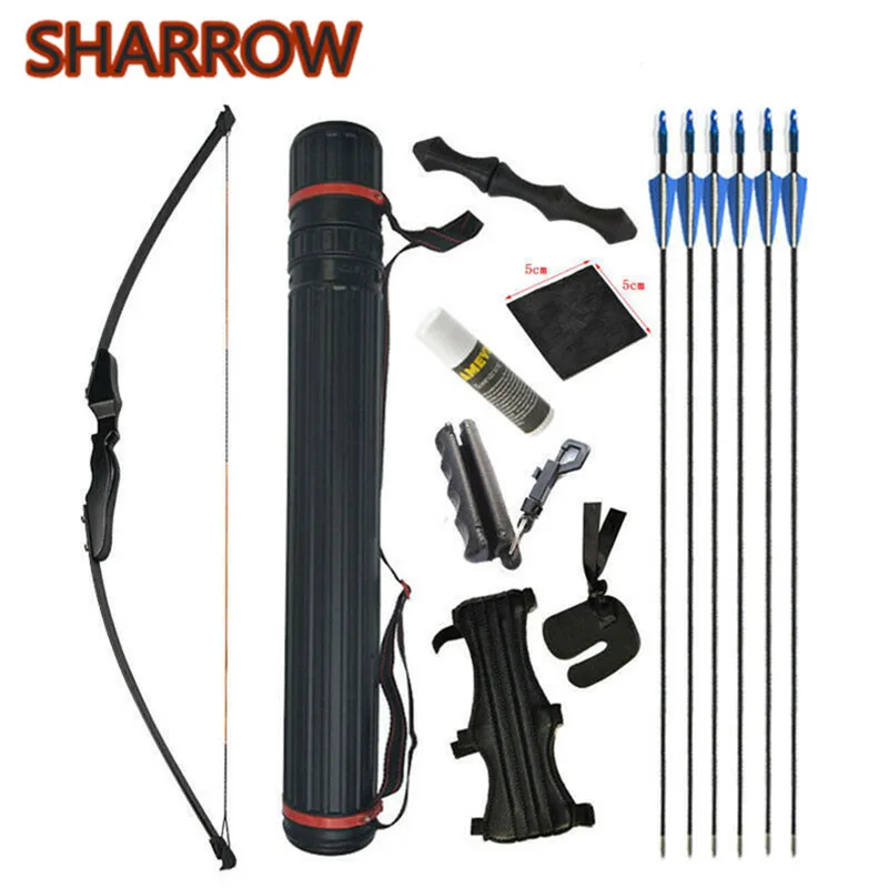 40lbs Recurve Bow Arrow Accessories Set Archery Adult Straight Bow Right Hand With 6pcs Fiberglass Arrows For Hunting Shooting
40lbs Recurve Bow Arrow Accessories Set Archery Adult Straight Bow Right Hand With 6pcs Fiberglass Arrows For Hunting Shooting