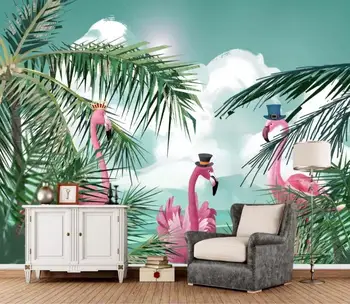 CJSIR Custom Photo 3d Wallpaper Nordic Style Hand-painted Coconut Plant Flamingo Children Bedroom Wall 3d Wallpaper Tapeta
CJSIR Custom Photo 3d Wallpaper Nordic Style Hand-painted Coconut Plant Flamingo Children Bedroom Wall 3d Wallpaper Tapeta