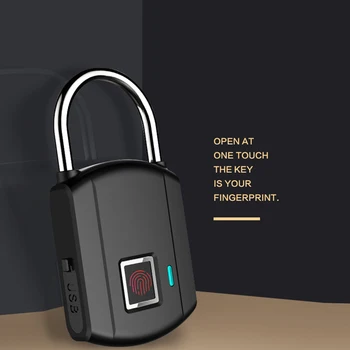 Bag Anti-theft Mini Quick Unlock Fingerprint Lock Door Drawer Suitcase Smart Keyless Luggage Padlock Travel Capacitive Sensor
Bag Anti-theft Mini Quick Unlock Fingerprint Lock Door Drawer Suitcase Smart Keyless Luggage Padlock Travel Capacitive Sensor