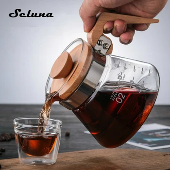 Wooden Handle Glass Coffee Maker Hand Drip Coffee Pot Dripper Pour Over Glass Range Coffee Server Pots Glass Kettle Brewer Clear
Wooden Handle Glass Coffee Maker Hand Drip Coffee Pot Dripper Pour Over Glass Range Coffee Server Pots Glass Kettle Brewer Clear