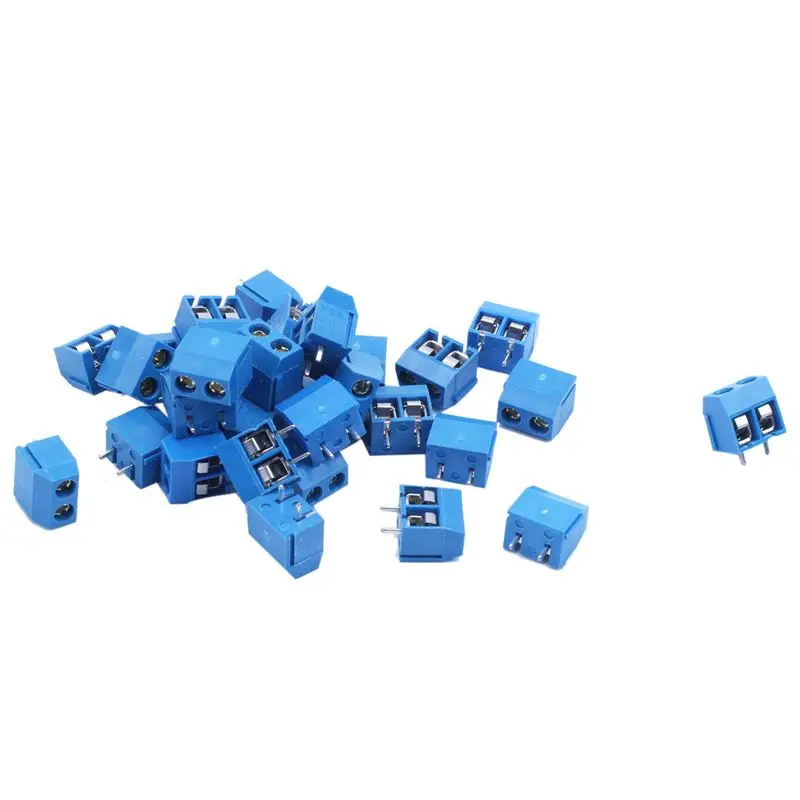 30 pieces 5.08mm pitch 2 pin connectors PCB screw terminal block power supply connector
30 pieces 5.08mm pitch 2 pin connectors PCB screw terminal block power supply connector