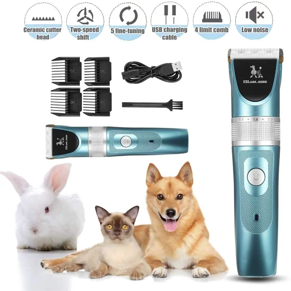 Rechargeable Pet Hair Trimmer set Low-noise Cat Dog Hair Clipper Grooming Machine Tools Kit Animals Hair Cutter Shaver Machine
Rechargeable Pet Hair Trimmer set Low-noise Cat Dog Hair Clipper Grooming Machine Tools Kit Animals Hair Cutter Shaver Machine