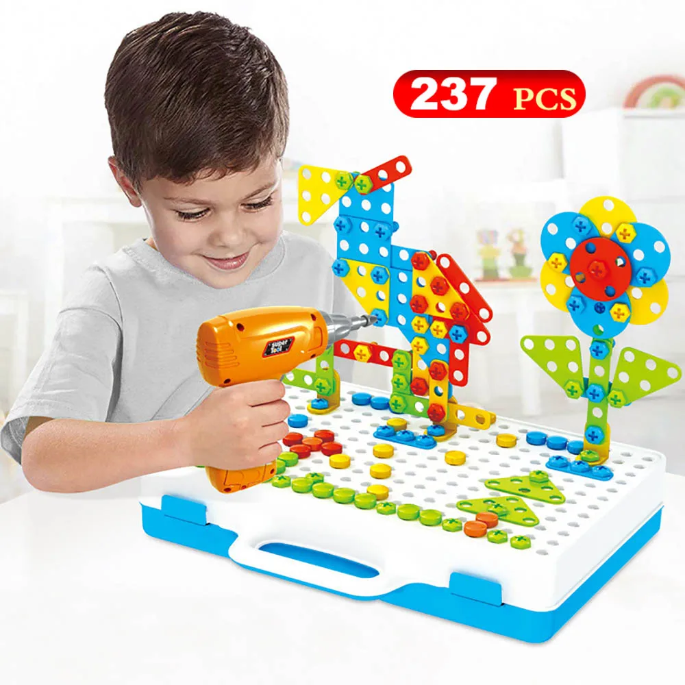 DIY Building Blocks 151/237PCS Electric Drill Toys Bricks Simulation Tool Toy Assembled Match Model Kit Educational Screwing Toy
DIY Building Blocks 151/237PCS Electric Drill Toys Bricks Simulation Tool Toy Assembled Match Model Kit Educational Screwing Toy