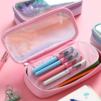 Laser Pencil Case Quality PU School Supplies Stationery Gift Pencilcase School Cute Pencil Box School Tools 
Laser Pencil Case Quality PU School Supplies Stationery Gift Pencilcase School Cute Pencil Box School Tools