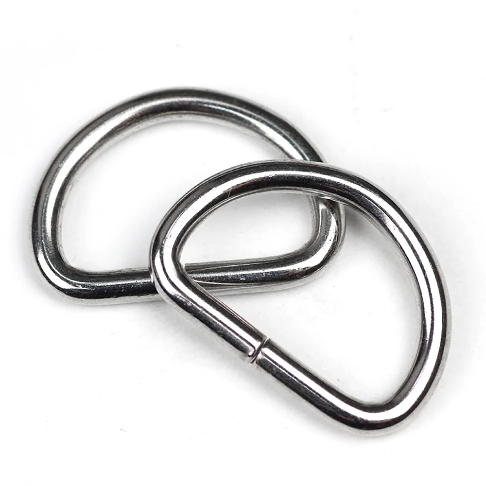 (10 SETS) 30 MM Metal D-Shaped Buckle Semicircle Button Rings Bags Luggage Silver Semicircular Accessories
(10 SETS) 30 MM Metal D-Shaped Buckle Semicircle Button Rings Bags Luggage Silver Semicircular Accessories