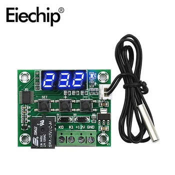 LED Digital DC 12V W1209 thermostat temperature control switch Blue Temperature Control thermometer with Waterproof probe
LED Digital DC 12V W1209 thermostat temperature control switch Blue Temperature Control thermometer with Waterproof probe