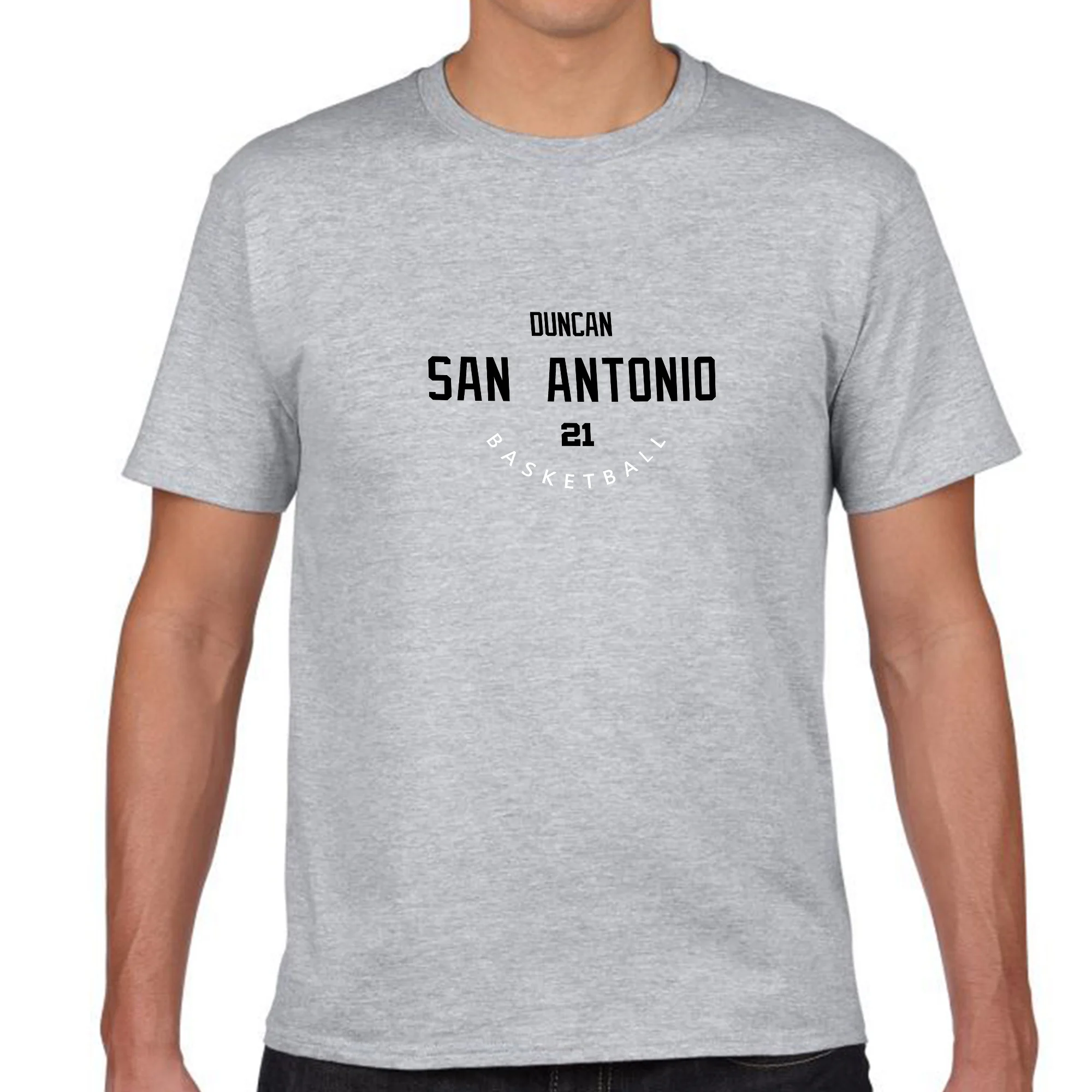 

San Antonio Spurs Lengend 21 Big Fundamental Tim Duncan Basketball Fans Wear Nostalgic Man Cotton T-shirt Sweatshirts S0225