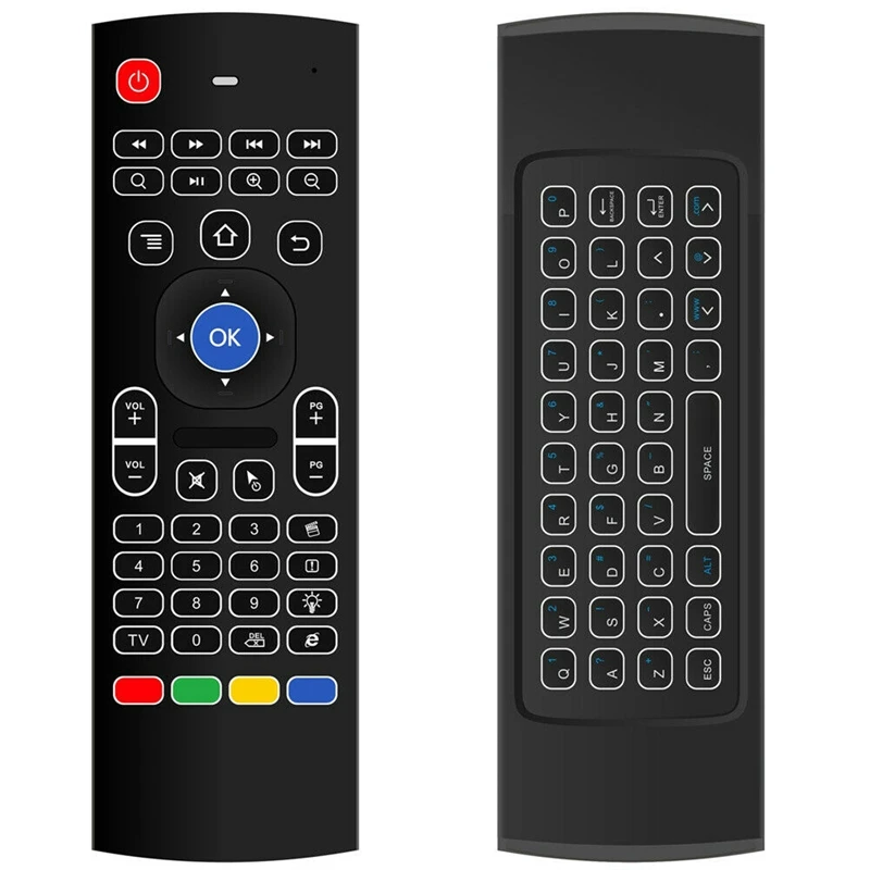 MX3 2 4G Беспроводная клавиатура с подсветкой Air Mouse Пульт дистанционного управления