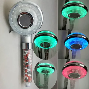 New temperature control flower shower Led hand-held three-function sprinkler Negative Ion Multifunctional Luminescent Sprinkler
New temperature control flower shower Led hand-held three-function sprinkler Negative Ion Multifunctional Luminescent Sprinkler