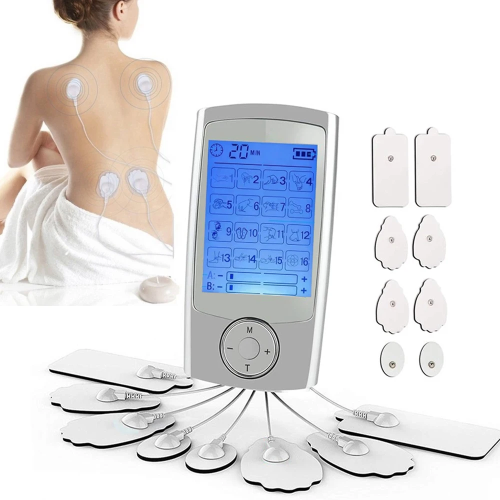 EMS Tens Muscle Stimulator Rechargeable 16 Modes Electronic Pulse Massager For Back Neck Pain Relief Therapy Acupuncture Massage
EMS Tens Muscle Stimulator Rechargeable 16 Modes Electronic Pulse Massager For Back Neck Pain Relief Therapy Acupuncture Massage