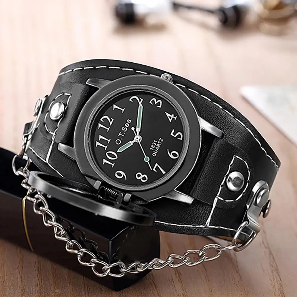 Casual Business Men Large Digital Dial Belt Quartz Watch Handsome cool retro chain can be flipped belt quartz men women watch Q
Casual Business Men Large Digital Dial Belt Quartz Watch Handsome cool retro chain can be flipped belt quartz men women watch Q