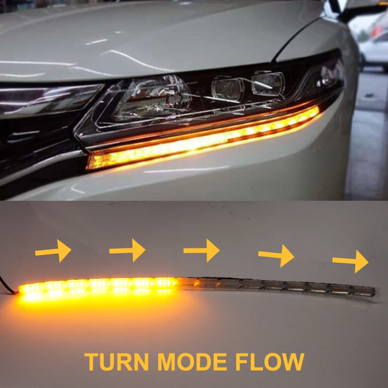 2PCS Flexible Headlight strip LED DRL Daytime Running Lights Sequential Turn Signal Style Crystal tear-eye lamp waterproof
2PCS Flexible Headlight strip LED DRL Daytime Running Lights Sequential Turn Signal Style Crystal tear-eye lamp waterproof