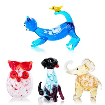 H&D Set of 4,Hand Blown Animals Figurines Table Ornament Sculpture Handmade Souvenir Collection Crafts Glass Art Home Decor Gift
H&D Set of 4,Hand Blown Animals Figurines Table Ornament Sculpture Handmade Souvenir Collection Crafts Glass Art Home Decor Gift