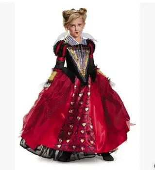 Alice in Wonderland children kid costume queen of hearts dress purple costume
Alice in Wonderland children kid costume queen of hearts dress purple costume