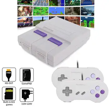 Mini TV Game Console 8 Bit Retro Classic Handheld Gaming Player HDMI/AV Video Game Consoles with Built 821/100 Games Toys Gift
Mini TV Game Console 8 Bit Retro Classic Handheld Gaming Player HDMI/AV Video Game Consoles with Built 821/100 Games Toys Gift