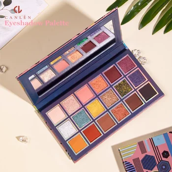 New Cosmetics 18 Colors Eyeshadow Palette Matte Shimmer Glitter Pigment Eye Shadow Long Lasting Waterproof Makeup Palette 
New Cosmetics 18 Colors Eyeshadow Palette Matte Shimmer Glitter Pigment Eye Shadow Long Lasting Waterproof Makeup Palette