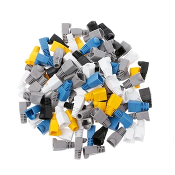 100Pcs Multi-color RJ45 Connector Relief Boot Caps Network Cable Plug Cap Cover Network Jack Plug For Cat5 Cat6 Cable O28 19
100Pcs Multi-color RJ45 Connector Relief Boot Caps Network Cable Plug Cap Cover Network Jack Plug For Cat5 Cat6 Cable O28 19