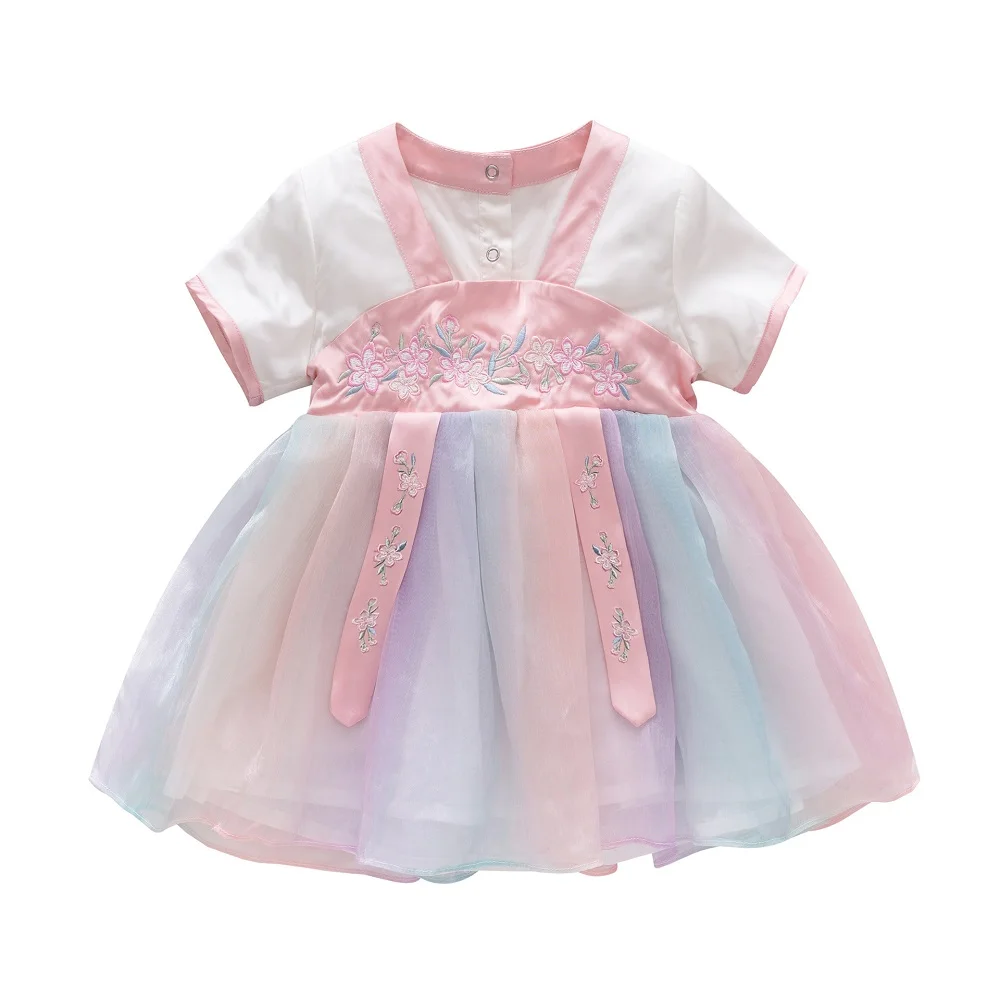 Vlinder Baby Girl dress baby clothes baby dresses girl Summer Han Chinese costume Short Sleeves Birthday Dress 12M-5T girl dress 
Vlinder Baby Girl dress baby clothes baby dresses girl Summer Han Chinese costume Short Sleeves Birthday Dress 12M-5T girl dress