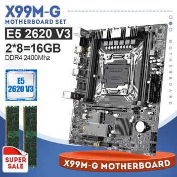 X99MG LGA2011-3 Motherboard set with 2*8gb DDR4 2400MHZ ECC GRE RAM and XEON E5 2620V3 2.4Ghz 6 cores/12 threads Processor
X99MG LGA2011-3 Motherboard set with 2*8gb DDR4 2400MHZ ECC GRE RAM and XEON E5 2620V3 2.4Ghz 6 cores/12 threads Processor