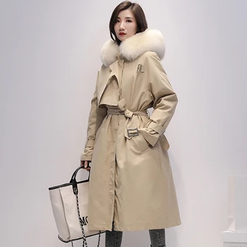 Janveny Down Jacket Women Winter Long Parkas 90% White Duck Down Jackets Real Natural Fox Fur Hooded Thicken Feather Puffer Coat
Janveny Down Jacket Women Winter Long Parkas 90% White Duck Down Jackets Real Natural Fox Fur Hooded Thicken Feather Puffer Coat