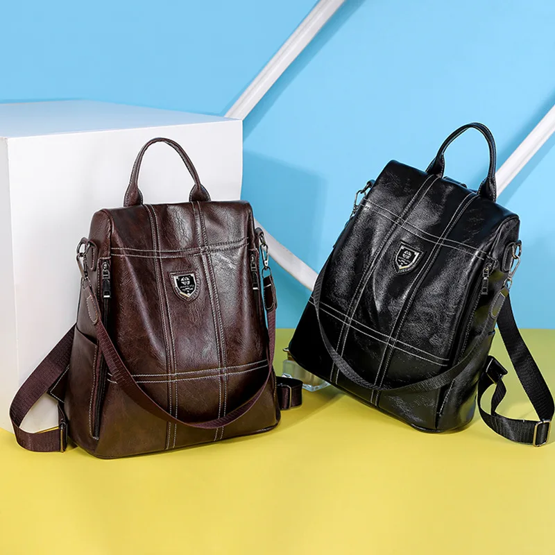 Backpack Women's Travel Bag Anti-Theft Shoulder Oblique Bag Multi-functional Backpack Handbag Casual Backpack
Backpack Women's Travel Bag Anti-Theft Shoulder Oblique Bag Multi-functional Backpack Handbag Casual Backpack