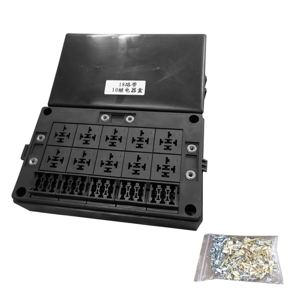 Waterproof 18 Way Anti Dust Universal Circuit Protector Standard Replacement Fuse Box Block Cover Relay Holder Plastic Car
Waterproof 18 Way Anti Dust Universal Circuit Protector Standard Replacement Fuse Box Block Cover Relay Holder Plastic Car