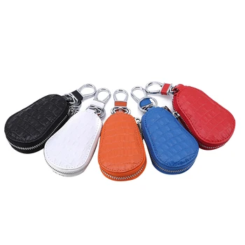 1pc 2019 New Key Holder Genuine Leather Unisex Key Wallet Bag Fashion Zipper Keys Organizer Black Color Key Ring Hot Sell
1pc 2019 New Key Holder Genuine Leather Unisex Key Wallet Bag Fashion Zipper Keys Organizer Black Color Key Ring Hot Sell