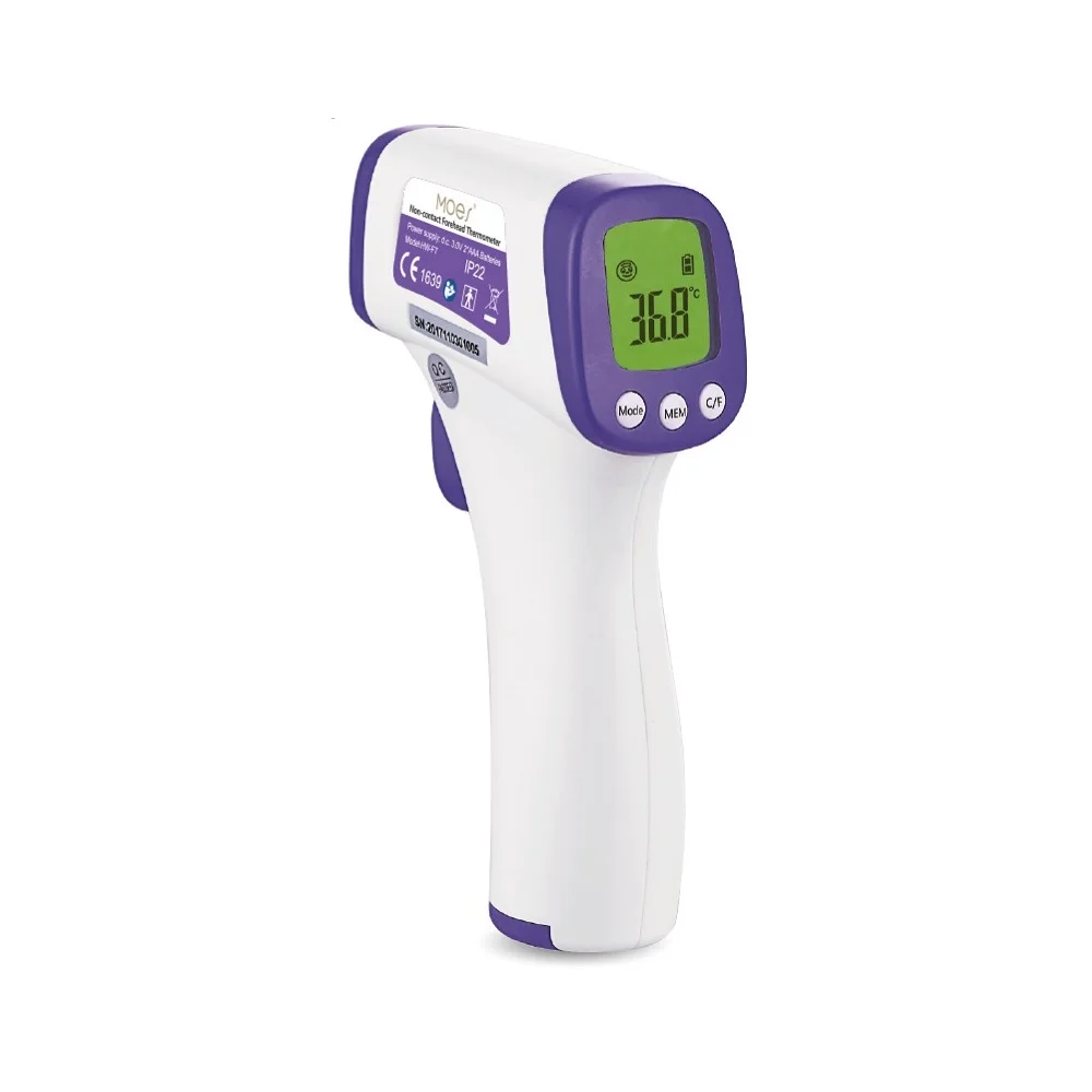 HW-F7 Digital Infrared Thermometer Temperature Sensor Non Contact Thermometer for Baby Adult Forehead Body Temperature Measure
HW-F7 Digital Infrared Thermometer Temperature Sensor Non Contact Thermometer for Baby Adult Forehead Body Temperature Measure