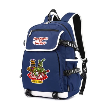 FNAF Five Nights At Freddy's USB Backpack School bags for Women Men Casual backpack Travel Bag Teenagers Student's School Bag
FNAF Five Nights At Freddy's USB Backpack School bags for Women Men Casual backpack Travel Bag Teenagers Student's School Bag